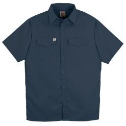 Big Bill Shirts Men's 237 Snap Work Shirt Short Sleeve
