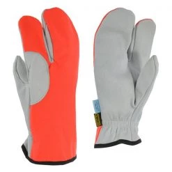 10/4 Job Gloves and mittens Men's One Finger Mitts for Chainsaw Users