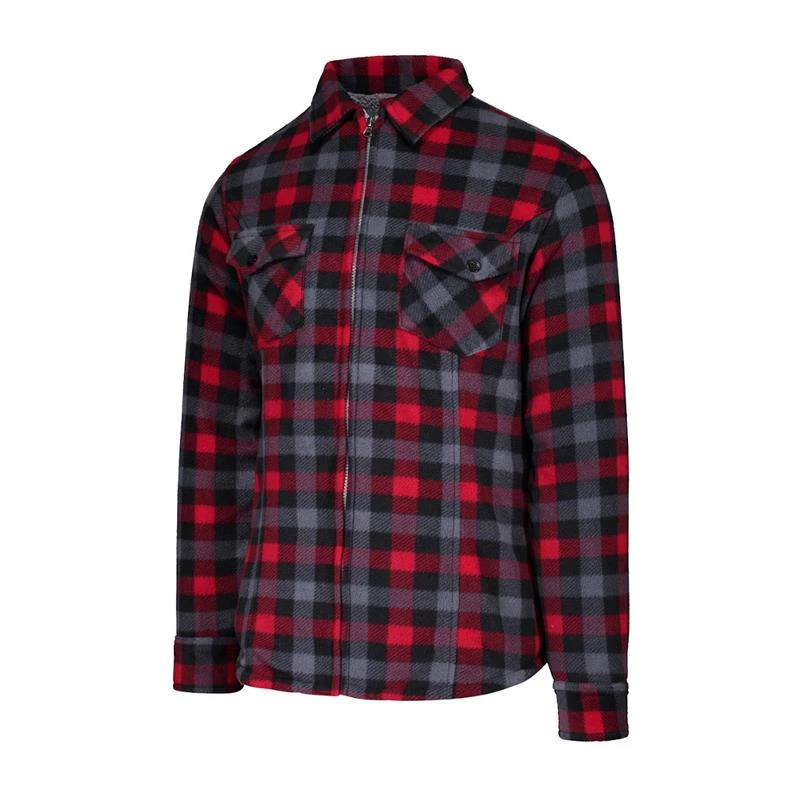 Läska Shirts Women's Plush Zipper Long Sleeve Fleece Shirt - Image 2