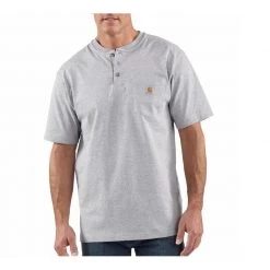 Carhartt T-shirts and polos Men's Henley Short Sleeve Workwear
