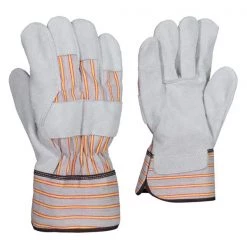 10/4 Job Gloves and mittens Unlined Leather Cowhide Work Gloves