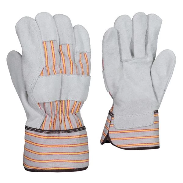 10/4 Job Gloves and mittens Unlined Leather Cowhide Work Gloves