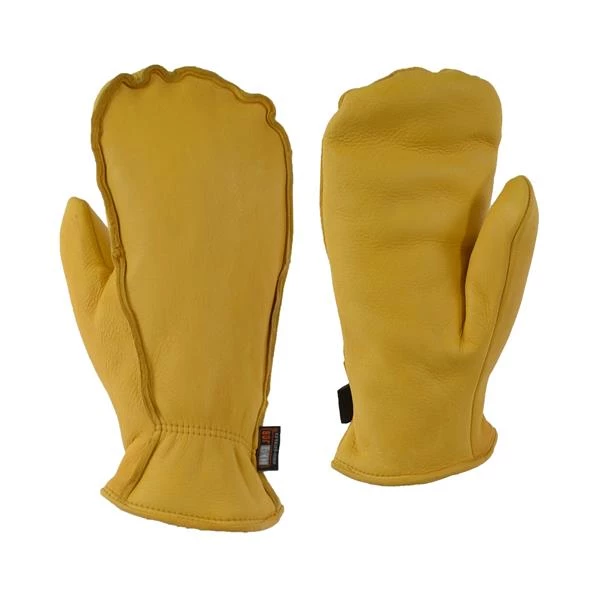 10/4 Job Gloves and mittens Men's Doubled Deer Leather Mittens