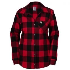 Big Bill Shirts Women's Brawny Flannel Work Shirt